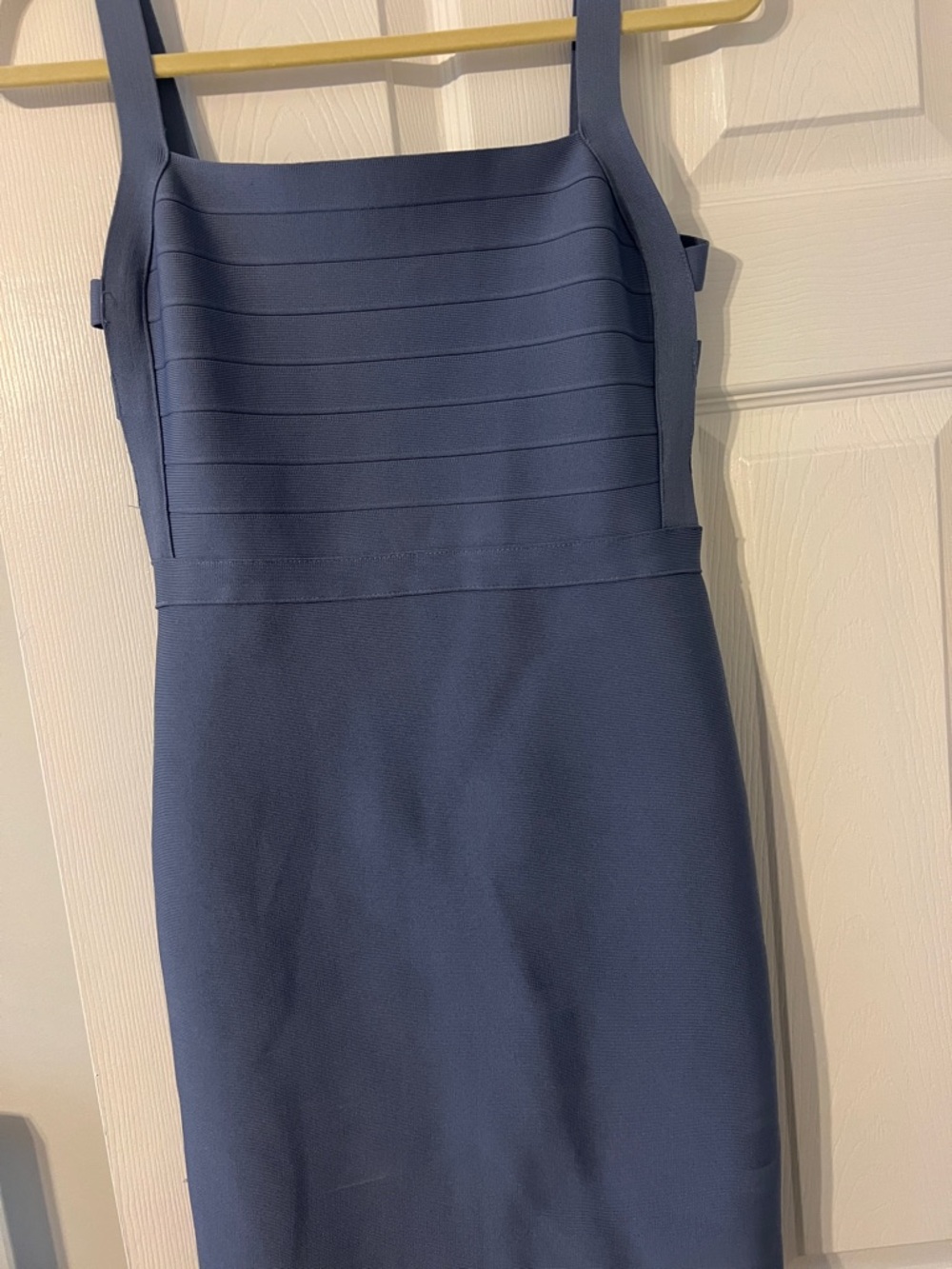 Tiger Mist Blue Strappy Sheath Dress